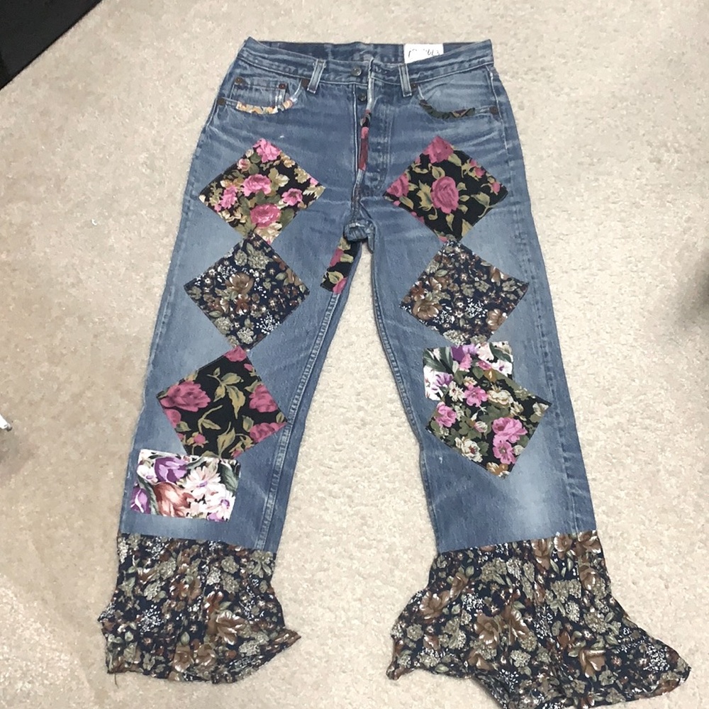 Rare vintage patched Levi’s
